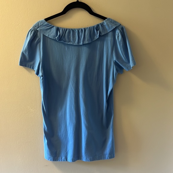 Lilly Pulitzer Ruffled Cotton Top (Size S) - Picture 5 of 6